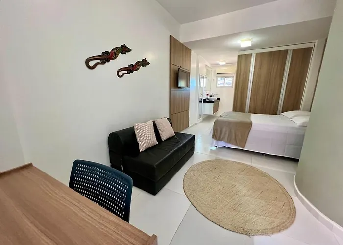 SEA TOWER 204 -Duplex Beira-Mar/quarto climatizado